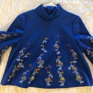 Zara suede top size M